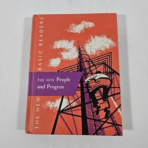 New People and Progress 1962 Basic Readers Scott Foresman 6th Grade Hardcover